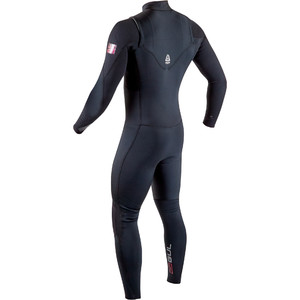 2020 GUL Mens Flexor 3/2mm Chest Zip Wetsuit FX1205-B7  - Black